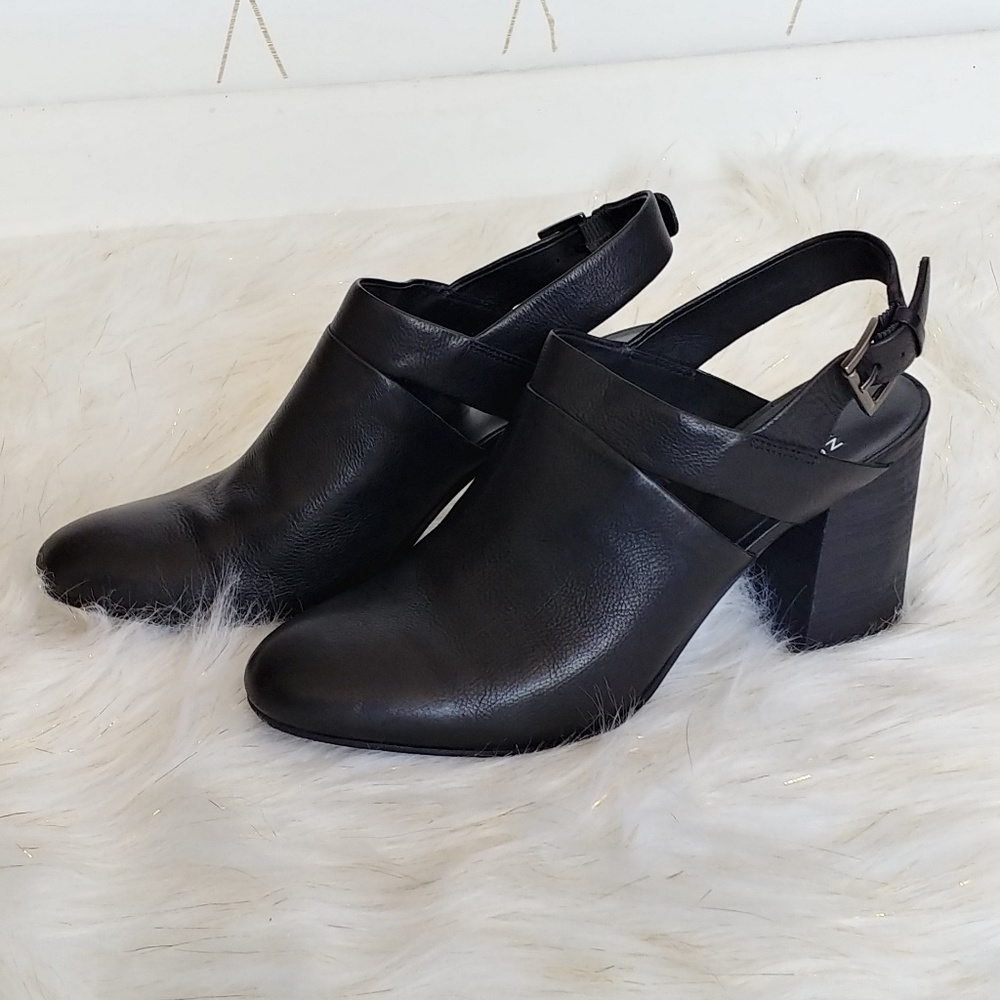 eileen fisher black slingbacks, 8.5
